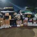 Homem foi flagrado com 491 canetas emagrecedoras que eram transportadas em um Renault Logan. (Divulgação/DOF)