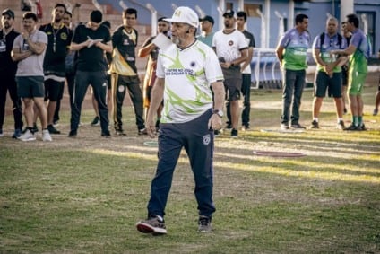 Renê Simões compartilha experiência com treinadores em capacitação histórica promovida pela Academia FFMS em 2025 / Foto: FFMS/Divulgação