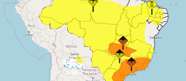 Dourados segue com alerta de perigo de tempestade, segundo Inmet