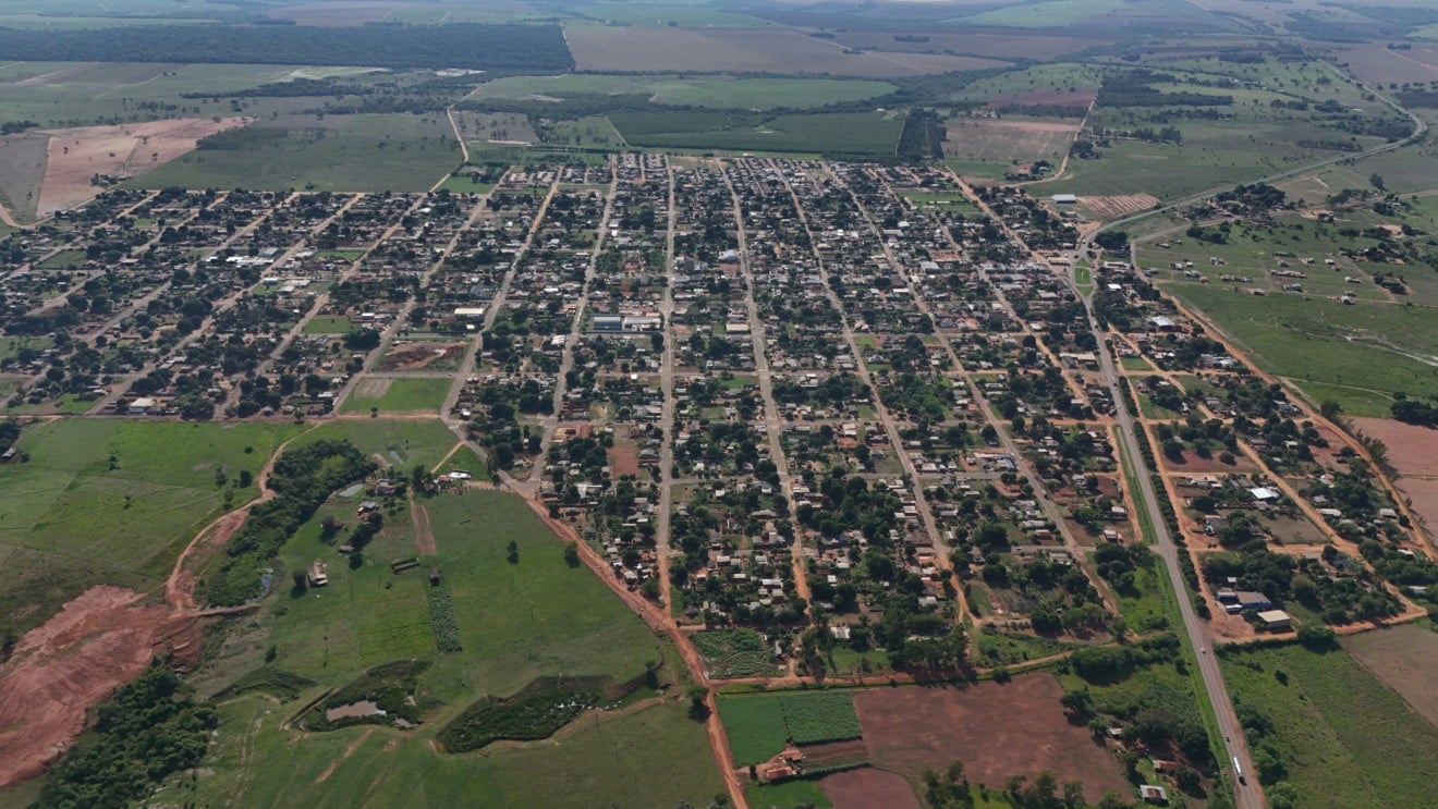 Imagem aérea de Juti - Foto: Reprodução/Prefeitura de Juti Imagem aérea de Juti - Foto: Reprodução/Prefeitura de Juti