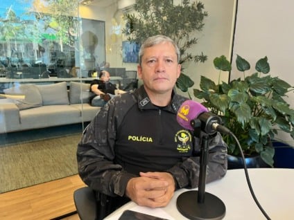 Diretor do  Departamento de Operações de Fronteira (DOF), Tenente Coronel Wilmar Fernandes (Foto: Raíssa Vitória)