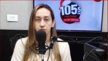 Daiane Pupin, secretária de Saúde de Aparecida do Taboado (Foto: Reprodução)