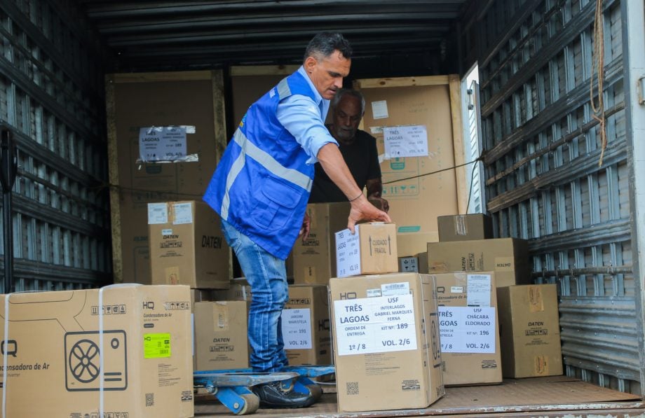 Os kits foram doados pelo Governo do Estado de Mato Grosso do Sul, por meio da Central da Rede de Frio do Estado. Foto: Divulgação/Assessoria. Os kits foram doados pelo Governo do Estado de Mato Grosso do Sul, por meio da Central da Rede de Frio do Estado. Foto: Divulgação/Assessoria.