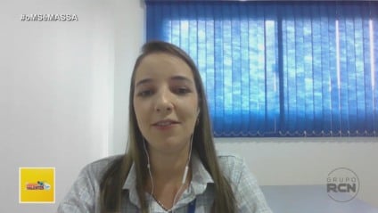 Talita Oliveira, durante a entrevista ao Fábrica de Talentos (Foto: Reprodução/ Massa FM)