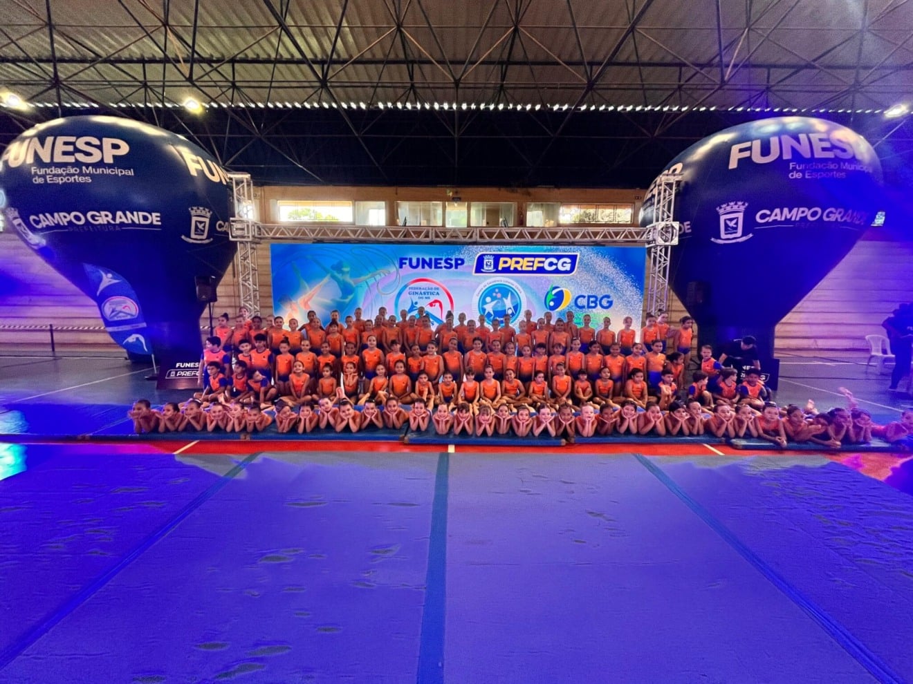 Evento de encerramento apresentou coreografias de crianças e adolescentes - Foto: Divulgação/Funesp Evento de encerramento apresentou coreografias de crianças e adolescentes - Foto: Divulgação/Funesp