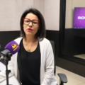 Luciana Andrade no est&uacute;dio da r&aacute;dio Massa Campo Grande (Fernando de Carvalho/ Massa CG)