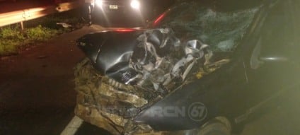 Duas pessoas morrem em grave acidente em Três Lagoas