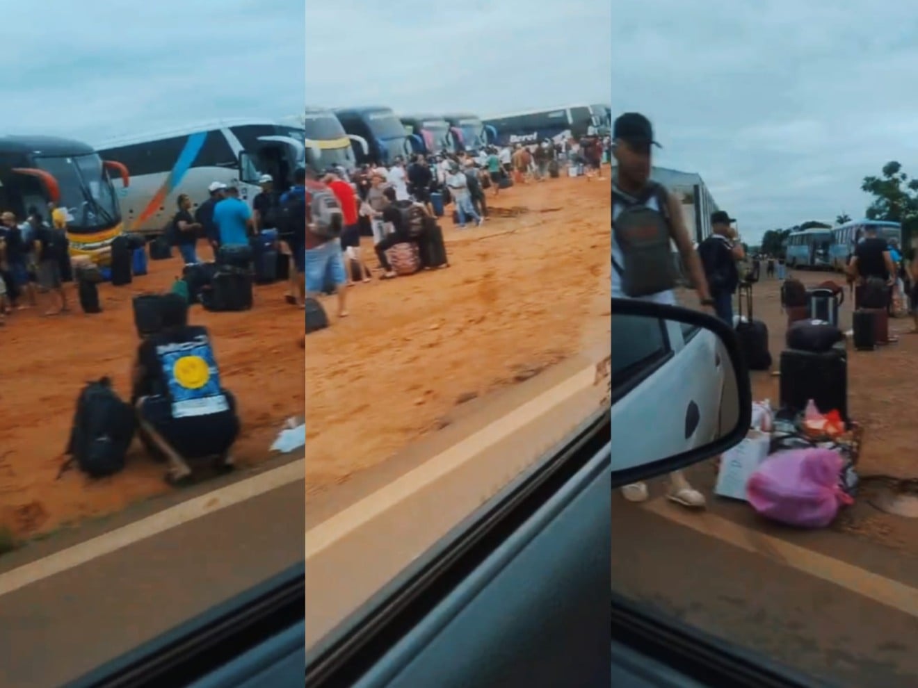 Movimentação revela embarque de trabalhadores de usina solar - Foto/Luciano Oliveira Movimentação revela embarque de trabalhadores de usina solar - Foto/Luciano Oliveira