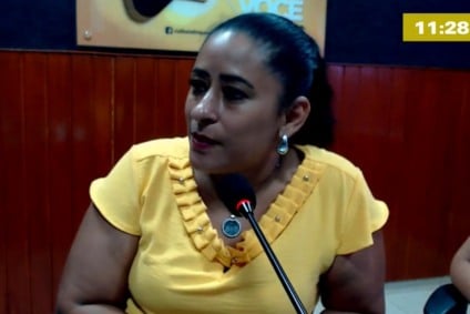 Presidente da Câmara Municipal de Paranaíba, Wanice Luciana, em entrevista à Rádio Cultura FM Paranaíba - Foto/Arquivo