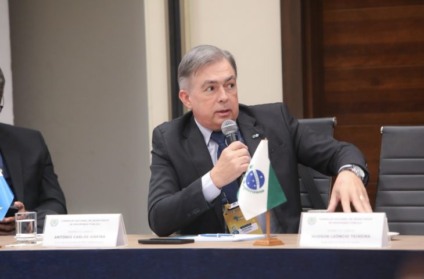 Antônio Carlos Videira em reunião do Consep em julho deste ano - Foto: Reprodução/Sejusp