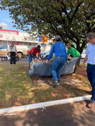 Morador em situação de rua é internado para tratamento após ação na avenida Filinto Muller