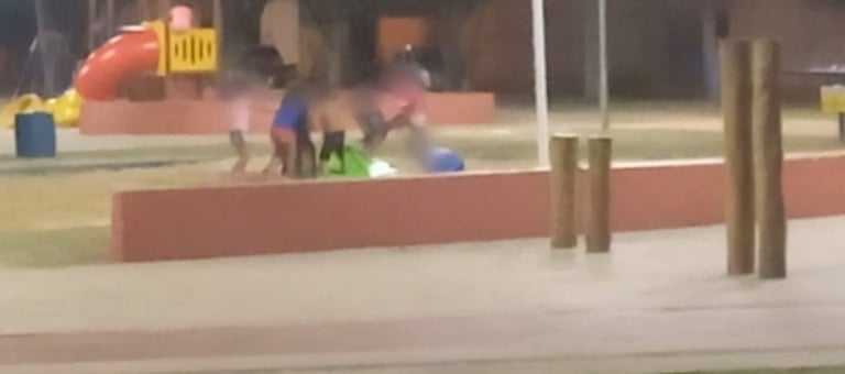 Vandalismo volta a atingir parquinho do bairro Nova Americana em menos de 30 dias