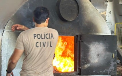 Polícia Civil de MS e mais três estados incineram 114 toneladas de drogas na 'Operação Codesul II'