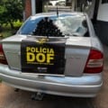 Droga estava escondida em compartimento oculto de carro abordado na MS-295 - Foto: Divulgação/DOF