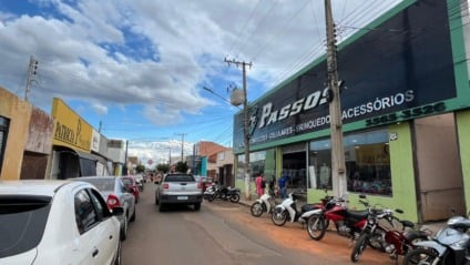 Comércio em Aparecida do Taboado é gerador de muitos empregos (Foto: Rani Mistieri)