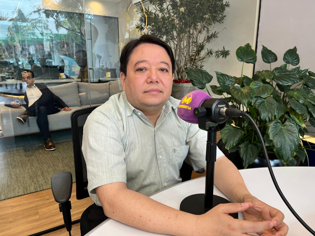 Dr. Fábio Rocha, médico patologista, fala sobre mutirão em Dourados / Foto: Raissa Vitória/Massa FM Dr. Fábio Rocha, médico patologista, fala sobre mutirão em Dourados / Foto: Raissa Vitória/Massa FM