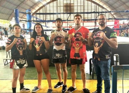 Equipe de Muay Thai de Três Lagoas conquista medalhas em Campo Grande