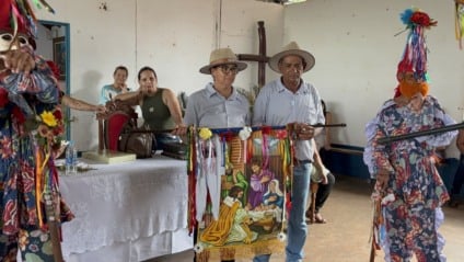 A festa ocorre todos os anos, no Centro Comunitário do Córrego do Ouro, em Aparecida do Taboado (Foto: Ed Júnior/Cultura FM)