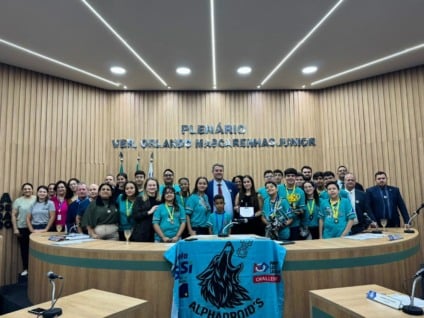 Alphadroid's tem se destacado com as ações que realiza no município (Foto: Graziella Dias/Assessoria)