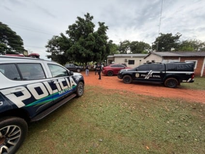 Ação foi realizada nesta segunda-feira (29) pela Polícia Civil de Sete Quedas, Polícia Militar e Polícia Nacional do Paraguai / Foto: PCMS/Reprodução