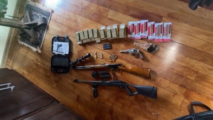 Material apreendido foi recolhido e encaminhado para os procedimentos legais cabíveis / Foto: PCMS/Reprodução