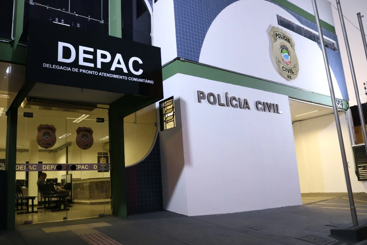 Boletim de ocorrência foi registrado na Depac Centro - Foto: Reprodução/PCMS