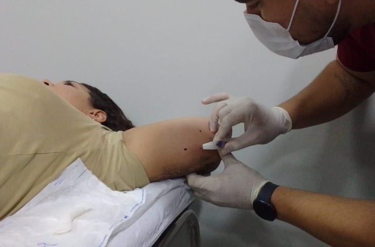 Treinamento prático ocorre em unidade de saúde de Campo Grande - Foto: Divulgação/SES