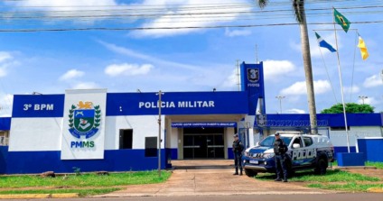 Ação ocorreu na sede do 3°BPM de Dourados / Foto: PMMS/Divulgação