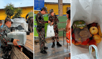 Ação realizada em outubro em Corumbá (Foto: Reprodução/ PMA)