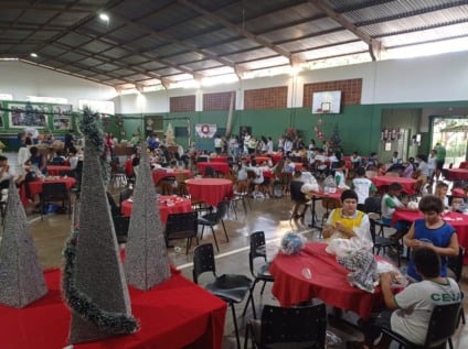 Festa de Natal do Ceia aconteceu na manhã desta sexta-feira em Dourados. (Fotos: Divulgação)
