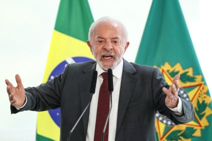 Lula durante assinatura do decreto que dispõe sobre o reconhecimento, a valorização e a promoção da cultura gospel como manifestação cultural nacional -  Foto: Marcelo Camargo/Agência Brasil