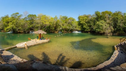 Balneário onde criança sofreu o acidente. - Foto: Balneário do Sol. 