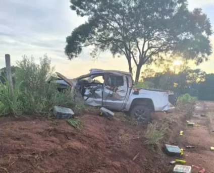 Acidente aconteceu na região de Iguatemi / Foto: Francisco Maranata/Reprodução