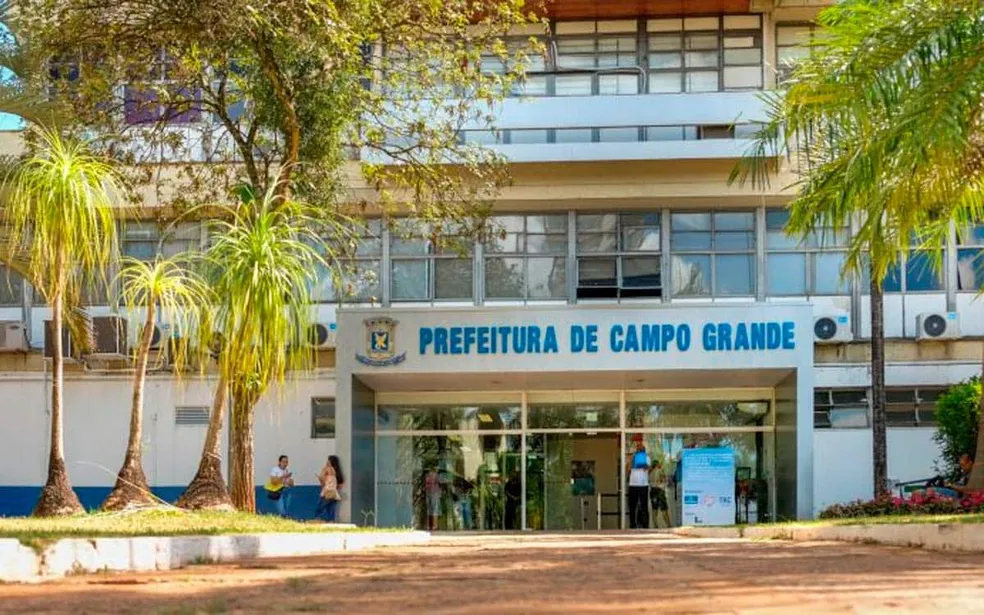 Fachada da Prefeitura de Campo Grande, órgão responsável por barrar a entrada de jornalistas em coletiva oficial. (Foto: Divulgação) Fachada da Prefeitura de Campo Grande, órgão responsável por barrar a entrada de jornalistas em coletiva oficial. (Foto: Divulgação)