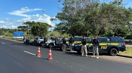 No feriado de Natal do ano passado, a PRF registrou 48 acidentes nas estradas federais de Mato Grosso do Sul (Foto: Reprodução/ PRF)