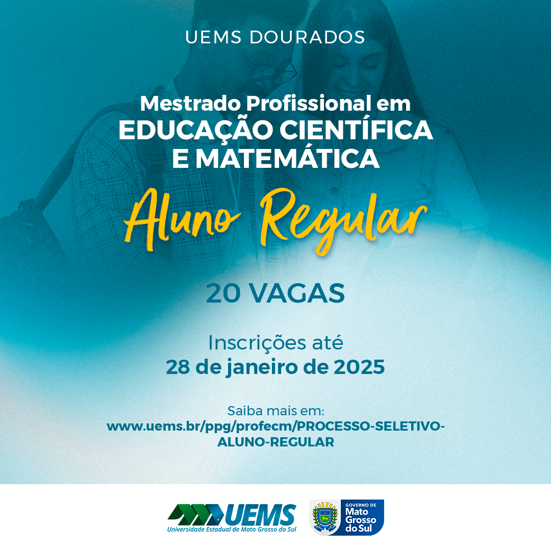 O edital completo e os formulários necessários estão disponíveis no site oficial do Programa. (Divulgação/UEMS)