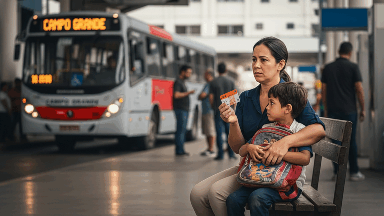 Mulher atendida em centro de referência recebe orientação e vale-transporte em Campo Grande Mulher atendida em centro de referência recebe orientação e vale-transporte em Campo Grande