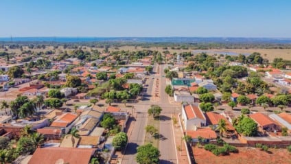 Imagem aérea de Selvíria - Foto: Reprodução/ Prefeitura de Selvíria