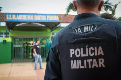 Forças de segurança reforçam policiamento e orientações preventivas no retorno das aulas em MS. - Foto: Divulgação. 