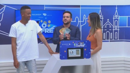 Morador do bairro Santa Luzia fatura R$ 1 mil na promoção ‘O Cofre’ do TVC Agora