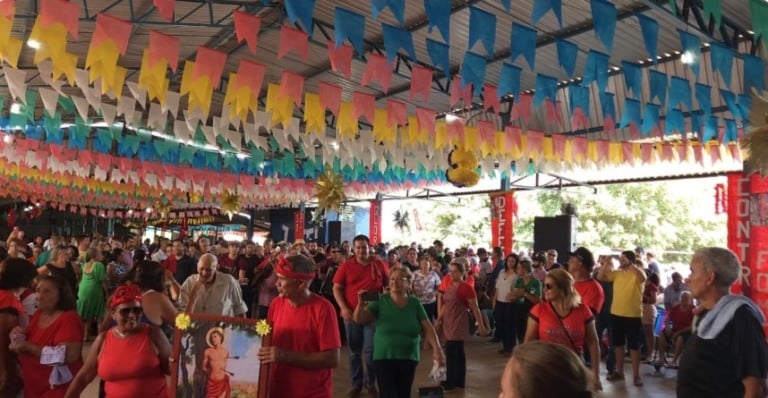 Festa de São Sebastião em Aparecida do Taboado é centenária (Foto: Arquivo/Gabi Almeida) 