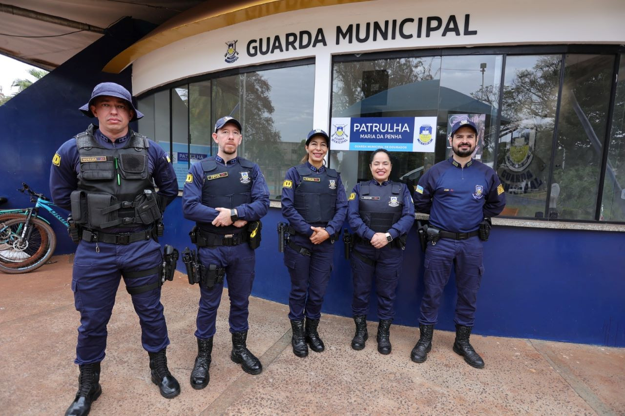 Guarda Municipal de Dourados. - Foto: Divulgação. Guarda Municipal de Dourados. - Foto: Divulgação.