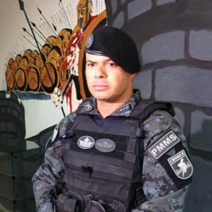 Major Cleyton da Silva Salles durante coletiva de imprensa nesta sexta-feira (2) - Foto: Fernando de Carvalho/Portal RCN67