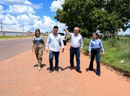Equipe técnica da AGEMS durante visita a municípios da Rota da Celulose para alinhamento regulatório antes da concessão - Foto: Divulgação/AGEMS