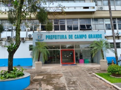 Fachada da Prefeitura de Campo Grande - Foto: Arthur Ayres/Portal RCN67