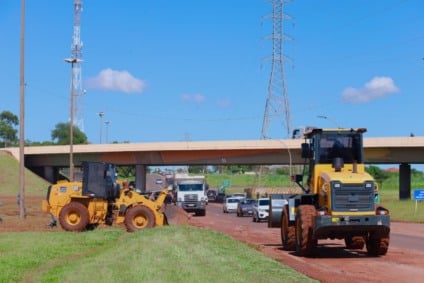 Viaduto da Avenida João Arinos também foi incluído na agenda de trabalho - Foto: Divulgação/Prefeitura de CG