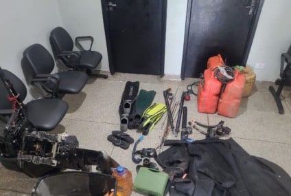 Cinco pessoas são presas em operação contra pesca ilegal e 313 kg de peixes apreendidos pela PMA