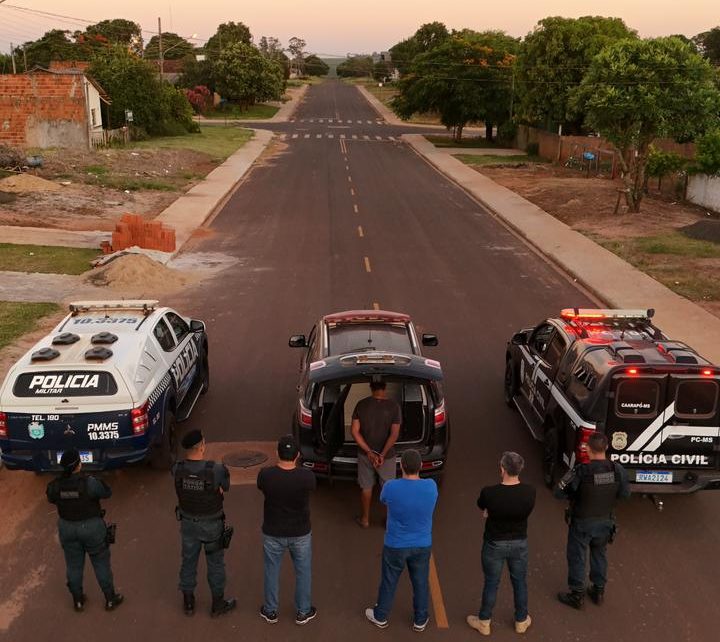 Homem de 44 anos era procurado pela Justiça - Foto: Divulgação/PCMS Homem de 44 anos era procurado pela Justiça - Foto: Divulgação/PCMS
