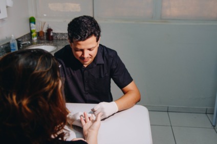 Exame em contactantes sai em até 15 minutos - Foto: Divulgação/Prefeitura de CG