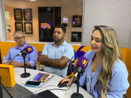 Representantes do Senai participaram de entrevista na Massa FM para divulgar cursos técnicos em Três Lagoas - Foto: Massa FM Três Lagoas
